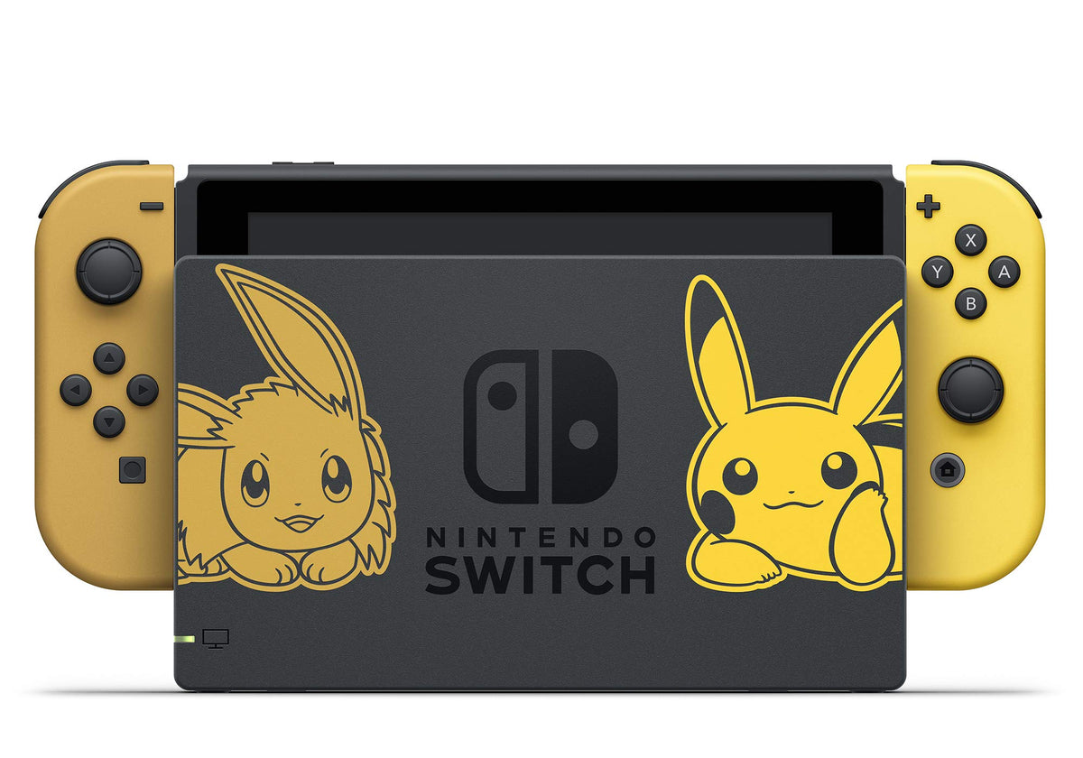 Nintendo Switch Console Bundle- Pikachu & Eevee Edition with Pokémon: Let's Go, Pikachu! + Poke Ball Plus