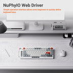 nuphy Field75 HE V2 75% Layout 83 Keys Gaming Keyboard with knobs (Magnetic Jade Dragon-N Switches)