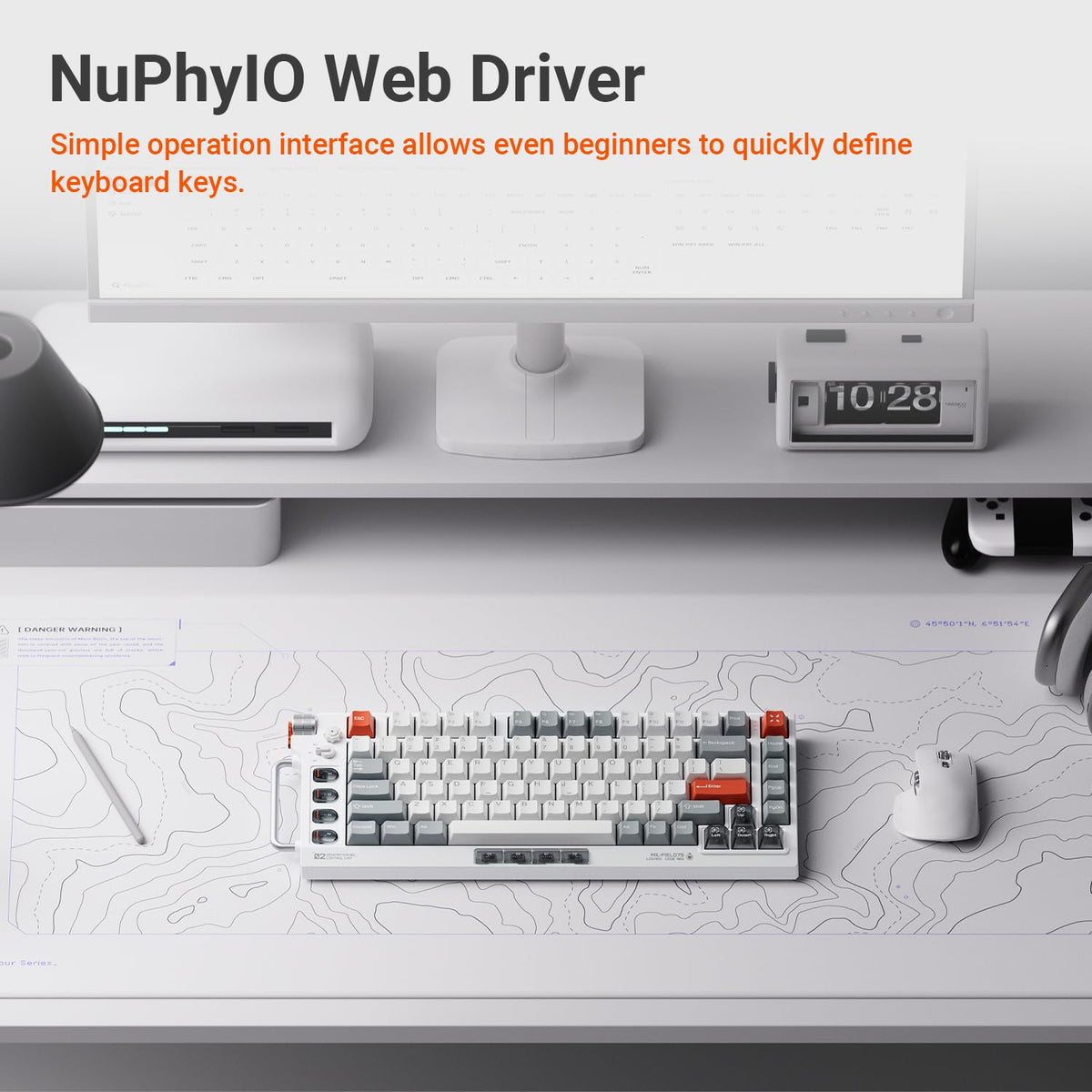 nuphy Field75 HE V2 75% Layout 83 Keys Gaming Keyboard with knobs
