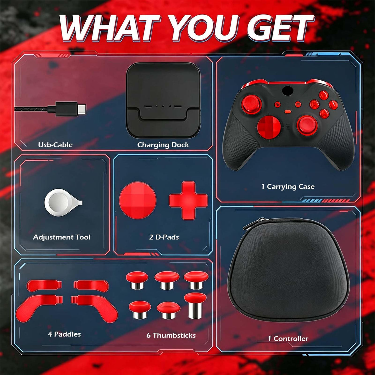 DIY Customized Elite Series 2 Controller Compatible For Xbox Elite Series 2