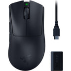 Razer DeathAdder V3 Pro Wireless Gaming Mouse: 63g Lightweight - Focus Pro 30K Optical Sensor - Optical Switches Gen-3 - HyperSpeed Wireless - 5 Programmable Buttons - 90 Hr Battery - Faker Edition