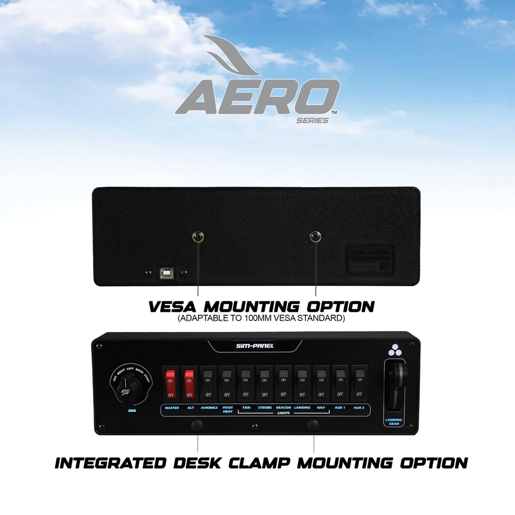 SIM-PANEL Aero Series FlightMate Simulation Panel (Single Mag)
