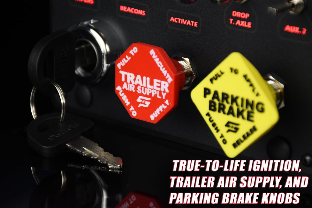 SIM-PANEL HT/HTE Button Box for American Truck Simulator (ATS/ETS2 Button Box) (W/Customizable BACKLIGHTING)