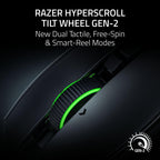 Razer Basilisk V4 Pro Wireless Gaming Mouse, 200 Hr Battery Life, White