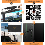 MiYee Head Tracking System for AimxyZ with 6DoF tracking technology Head Tracking Simulation Racing Game Sensor for PC Gaming Easy Installation, No Need to Wear any Equipment
