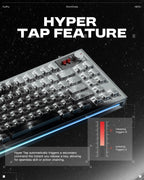 nuphy WH80 Hot-Swap Rapid Trigger Wireless Magnetic Keyboard with knob
