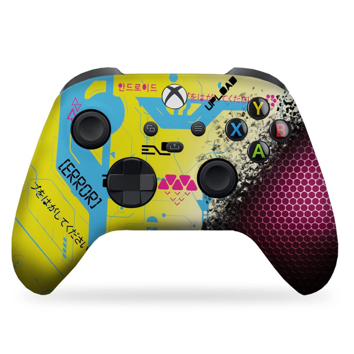 Neon Abyyss Video Game Custom X-box Controller Wireless for Series X/S