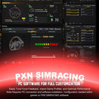 PXN W DS R2 Gaming Racing Wheel, Compatible with VD4/VD6/VD10 Bases