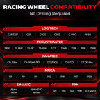 RACGTING Racing Simulator Cockpit with Seat for Logitech G29 G923 G920
