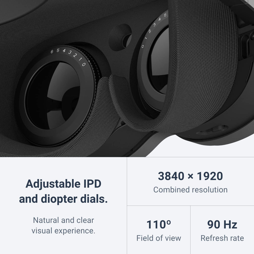 HTC Vive XR Elite Virtual Reality Headset + Controllers
