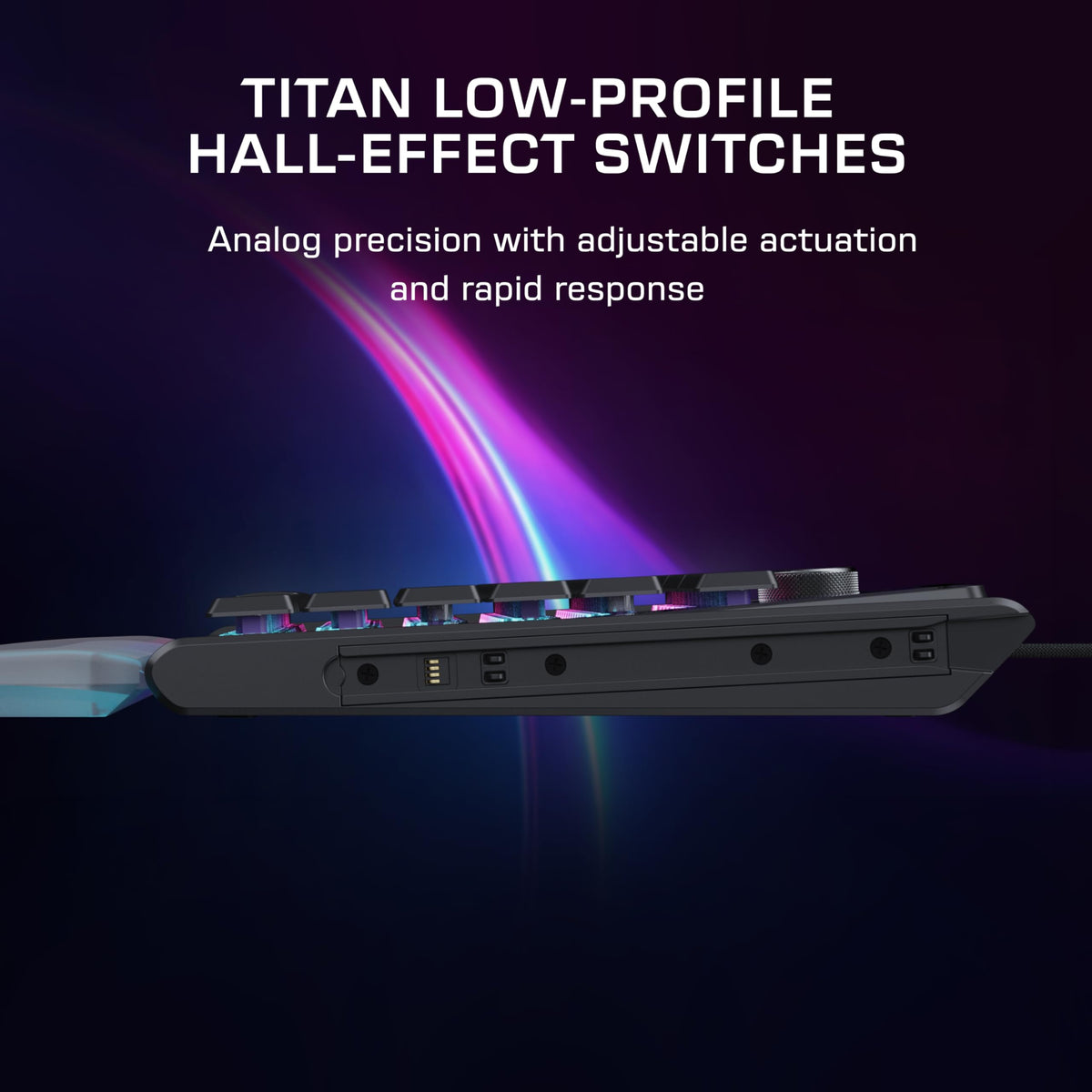 Turtle Beach Command Series KB7 TKL Wired Hall-Effect PC Gaming Keyboard