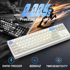 70% Springless TMR Gaming Keyboard,Custom CNC 0.005mm RT Updatable