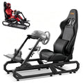 VEVOR Gaming Racing Wheel Stand, Compatible with Logitech G923/G920/G29 & Thrustmaster T248P, Heavy-Duty Adjustable Steering Wheel Stand Cockpit, 330 lbs Capacity, Compact for Sim Racing