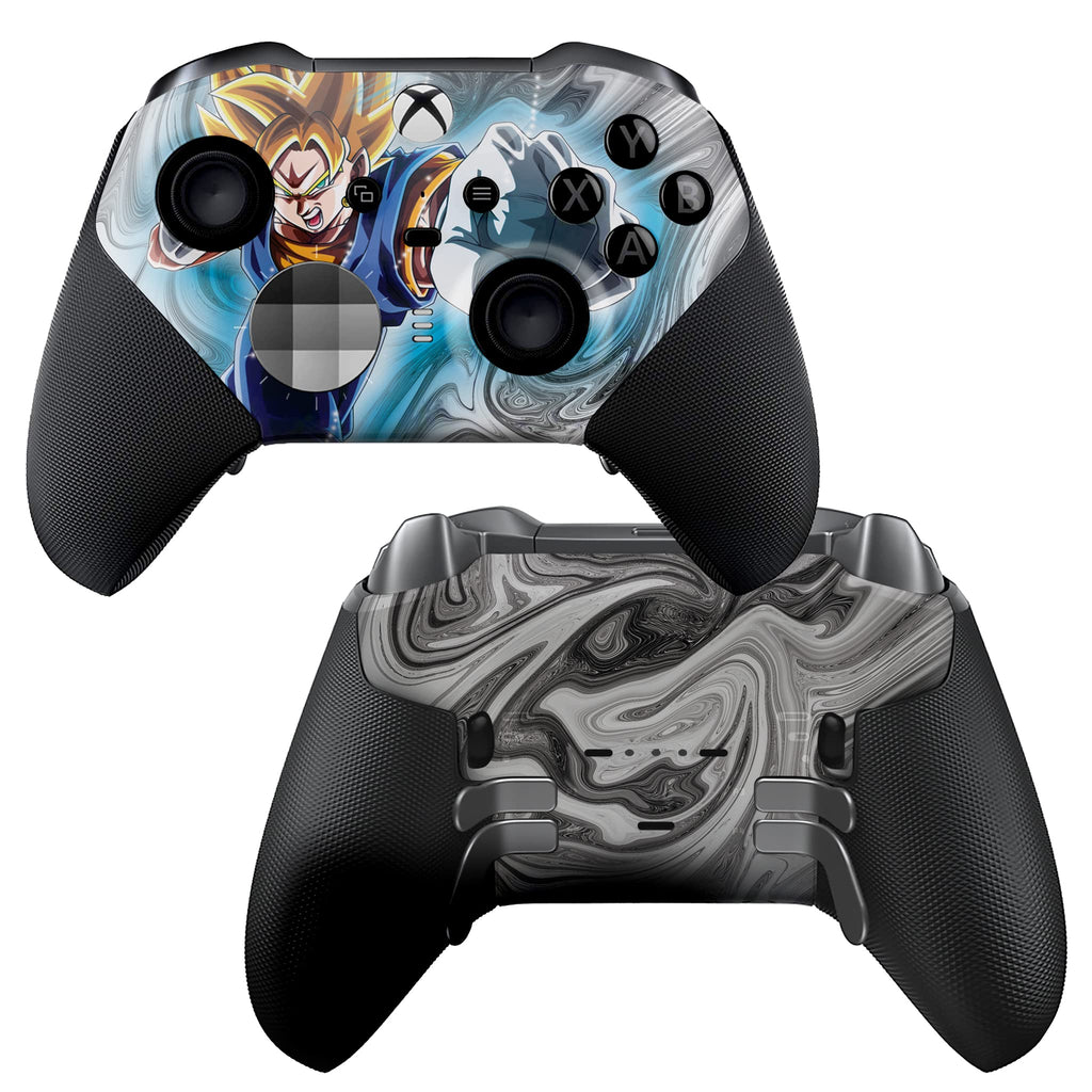DreamController Cherry Blossom X-box Elite Controller Series 2 Limited Edition Custom Elite Series 2 Controller for X-box One/Series X/S. with Advanced Hydro-Dip Paint Technology (Not Just a Skin)
