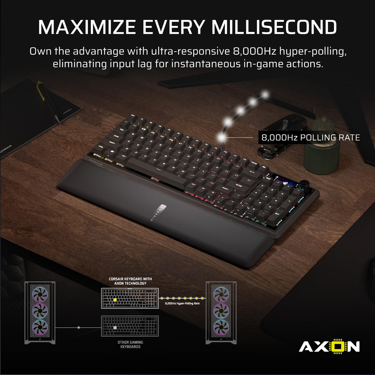 CORSAIR Vanguard 96 RGB Mechanical 96% Wired Gaming Keyboard – Black