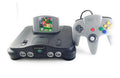 N64 System with Controller, Hookups, and Super Mario 64