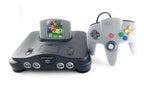 N64 System with Controller, Hookups, and Super Mario 64