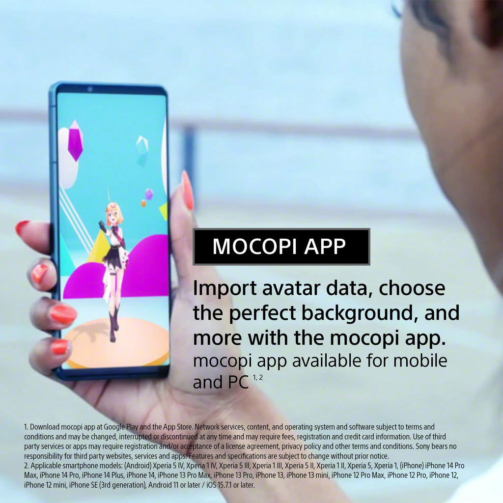 Sony mocopi 3D Mobile Motion Capture for VR & 3D Content Creation