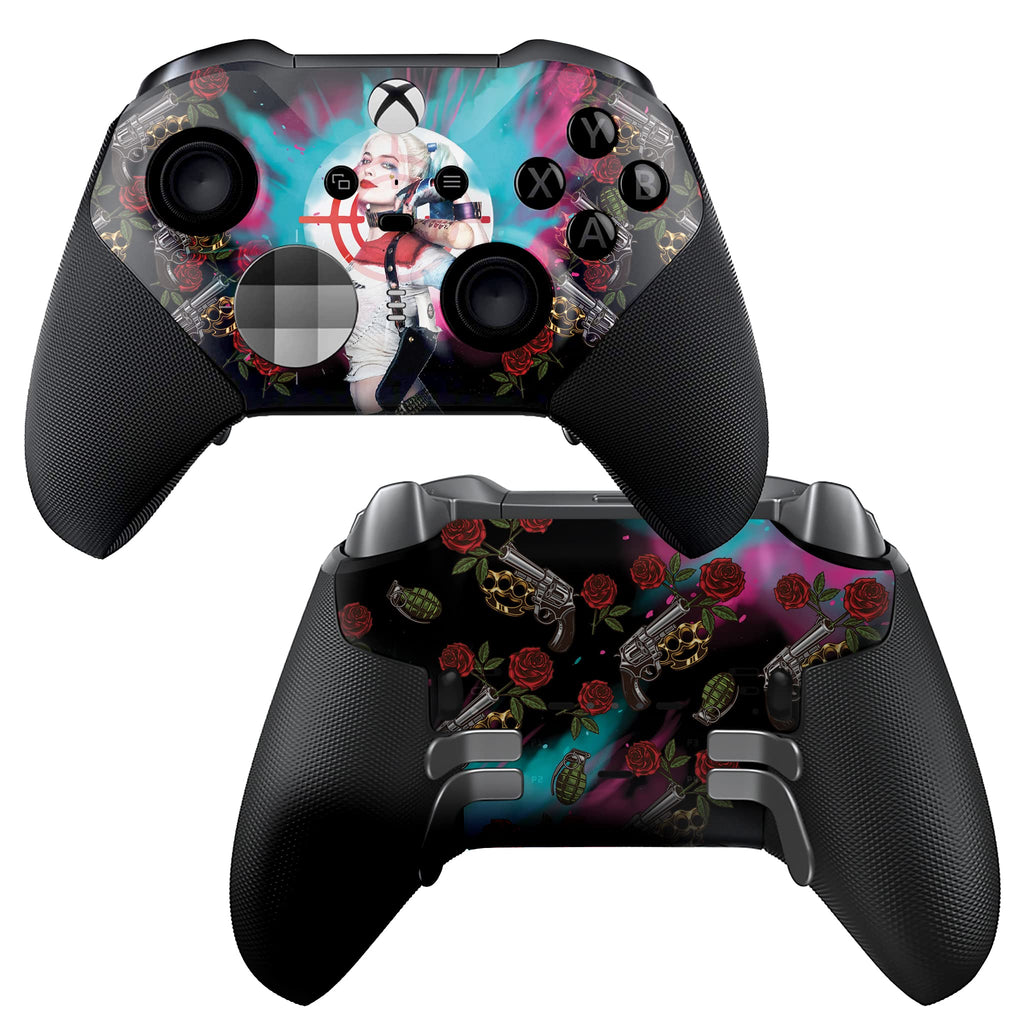 DreamController Cherry Blossom X-box Elite Controller Series 2 Limited Edition Custom Elite Series 2 Controller for X-box One/Series X/S. with Advanced Hydro-Dip Paint Technology (Not Just a Skin)