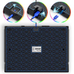 Qanba Sapphire S1 Leverless Controller,Officially Licensed Sony PlayStation 5 Controller, Leverless Arcade Stick Fight Stick,Tournament Grade Detachable Joystick,Precise Arcade Controls for PS5 PS4 PC