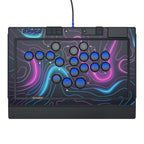 Qanba Sapphire S1 Leverless Controller,Officially Licensed Sony PlayStation 5 Controller, Leverless Arcade Stick Fight Stick,Tournament Grade Detachable Joystick,Precise Arcade Controls for PS5 PS4 PC