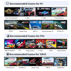 PXN V99 Force Feedback PC Racing Wheel Detachable Gaming Sim Steering Wheel