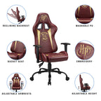SUBSONIC Harry Potter Gaming Chair Pro Hogwarts Red Official Licence Adult