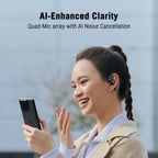 ASUS ROG Cetra Open Wireless Open Ear Earbuds, Dual-Mode Bluetooth/2.4GHz,