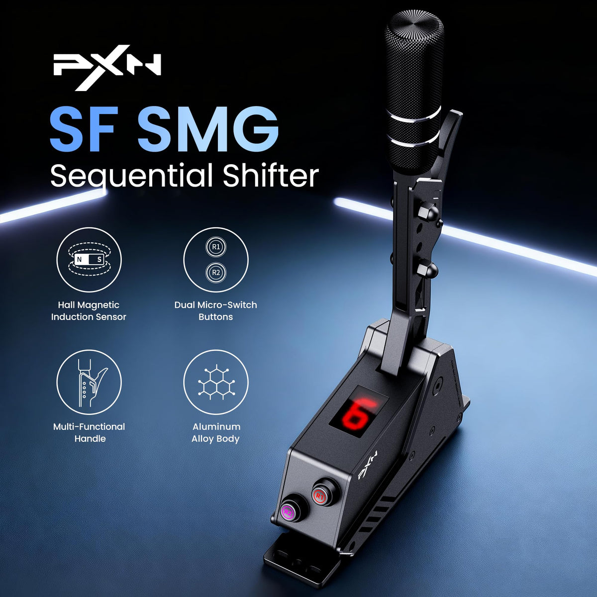 PXN SF SMG Sim Racing Sequential Shifter for PC