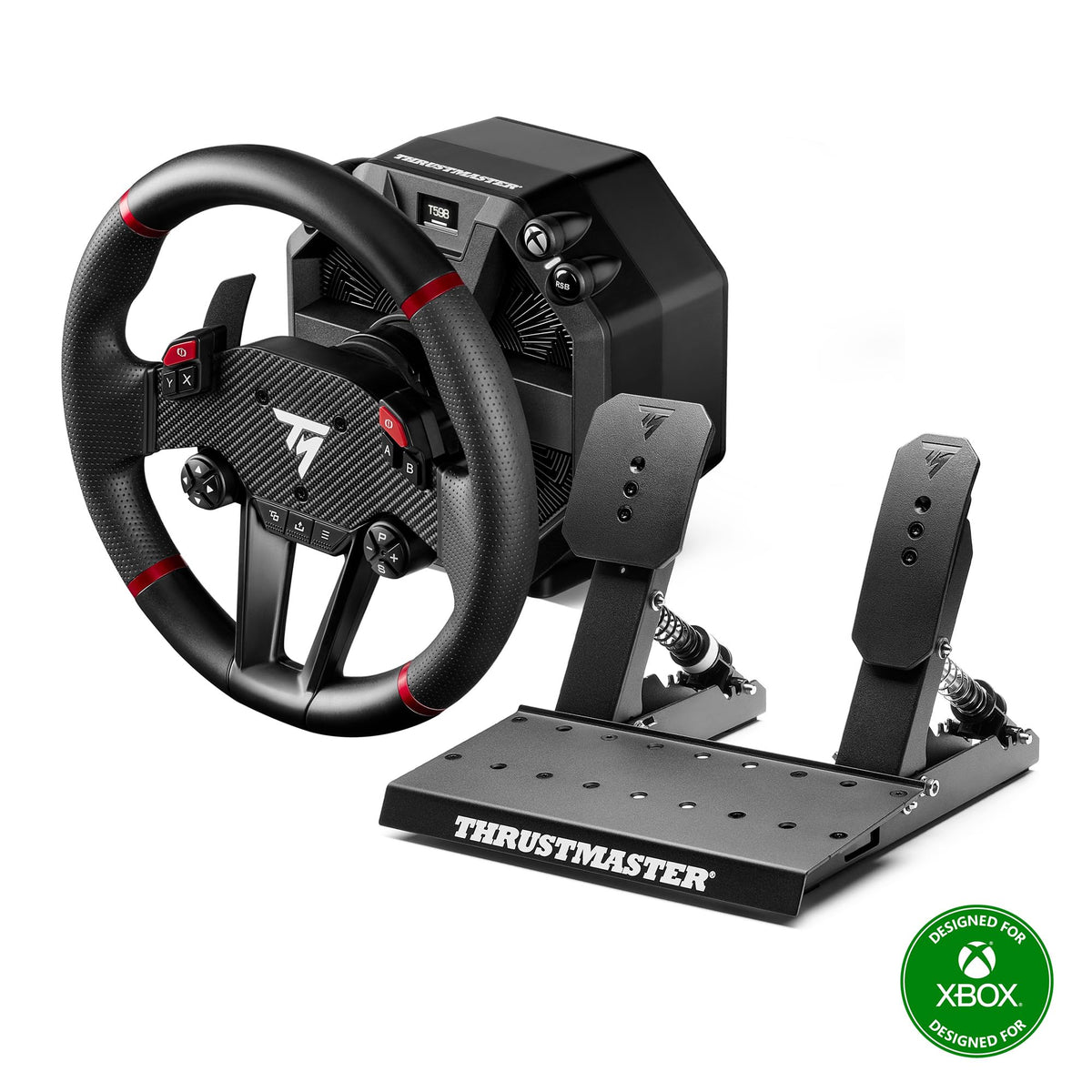 Thrustmaster T598 Racing Wheel for Xbox Series X|S & PC - 5 Nm Direct Drive Steering Wheel with Pedals Set, Realistic Sim Driving Experience with Force Feedback (Renewed)