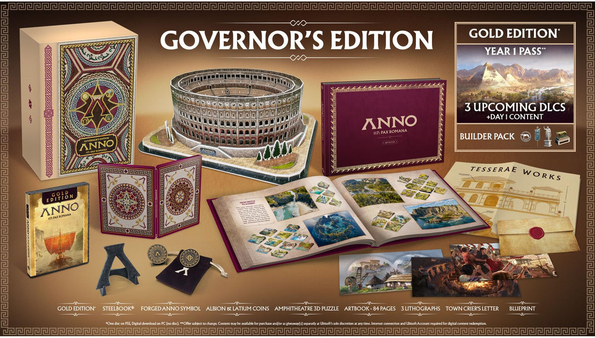 ANNO 117: PAX ROMANA – GOVERNOR’S EDITION, PlayStation 5