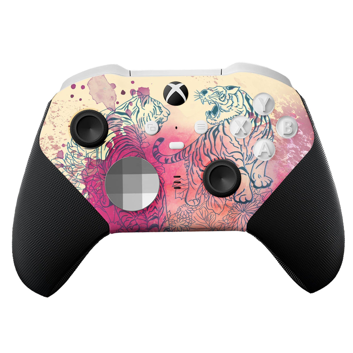 DreamController Cherry Blossom X-box Elite Controller Series 2 Limited Edition Custom Elite Series 2 Controller for X-box One/Series X/S. with Advanced Hydro-Dip Paint Technology (Not Just a Skin)