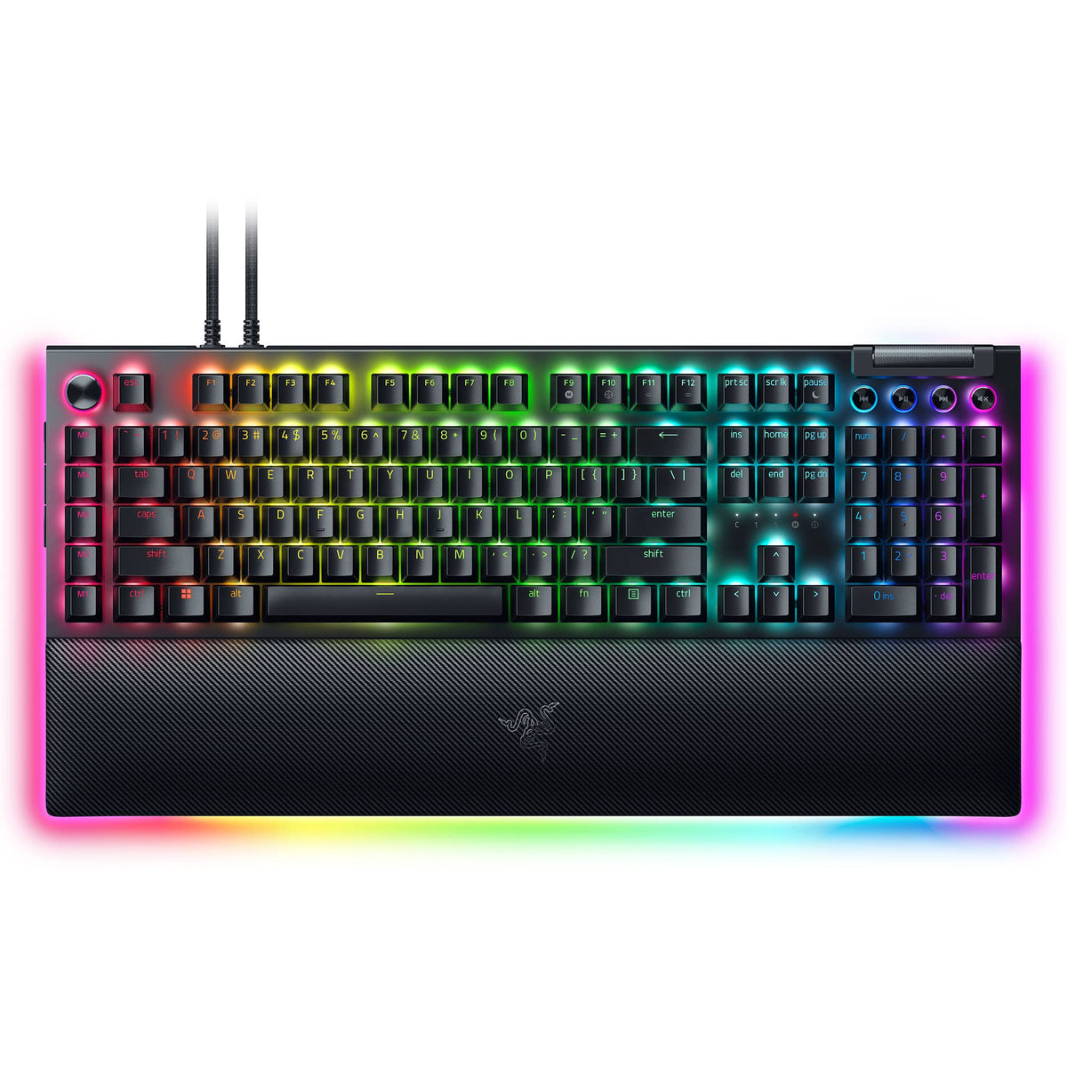 Razer BlackWidow V4 Pro Mechanical Gaming Keyboard, Green Tactile Switches