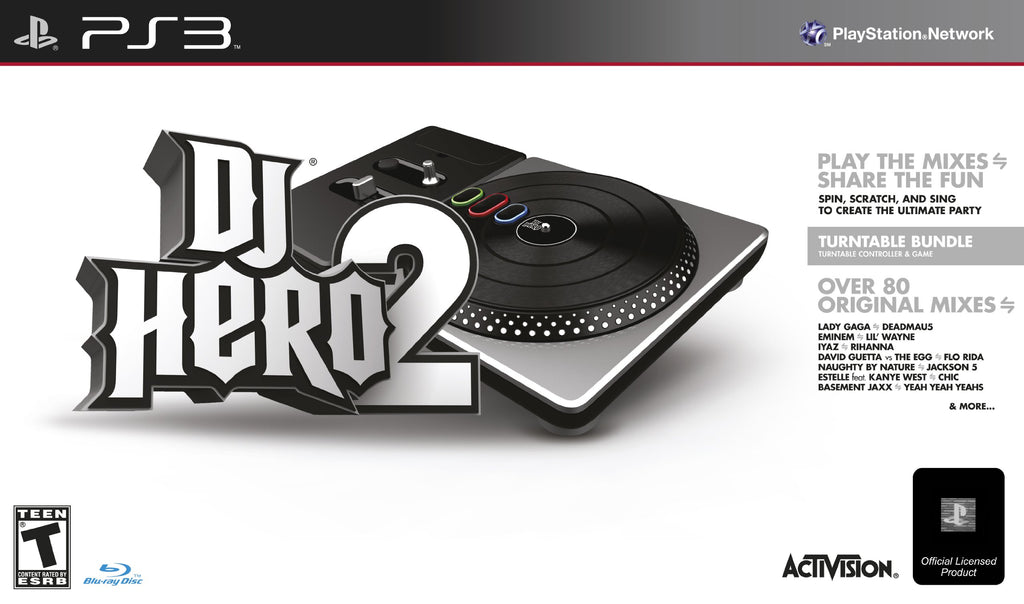 DJ Hero 2 Turntable Bundle - Playstation 3 (Renewed)