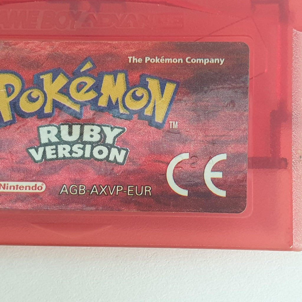Pokémon Ruby Version Game Boy Advance GBA Nintendo Authentic Cartridge (Renewed)