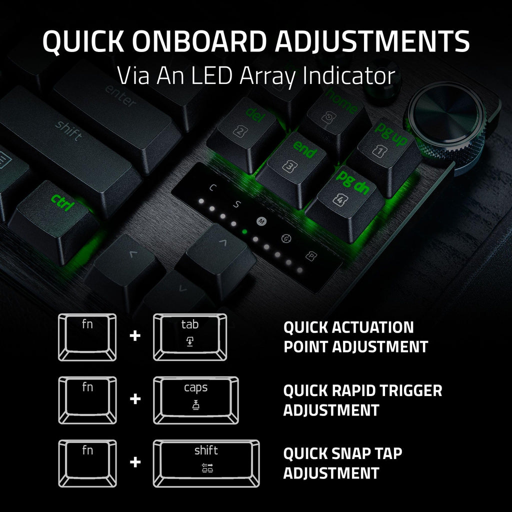 Razer Huntsman V3 Pro TKL 8KHz Esports Gaming Keyboard, Black