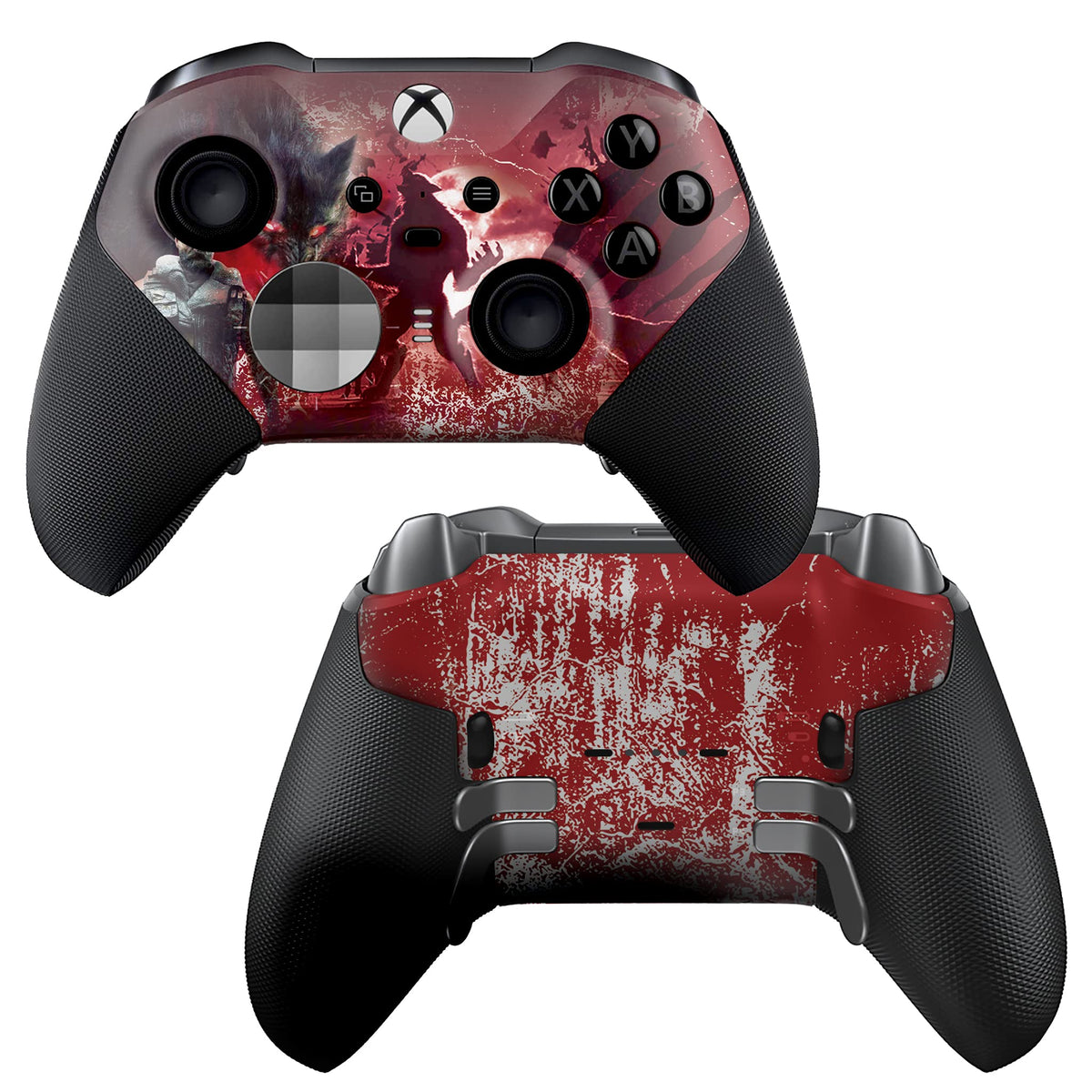 DreamController Cherry Blossom X-box Elite Controller Series 2 Limited Edition Custom Elite Series 2 Controller for X-box One/Series X/S. with Advanced Hydro-Dip Paint Technology (Not Just a Skin)