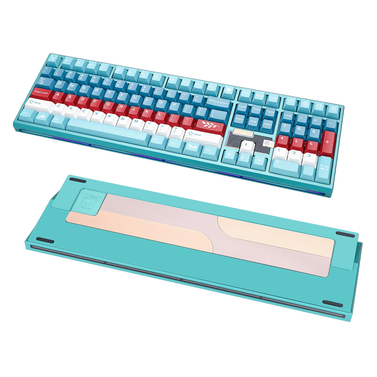 Loeskii WEIKAV 108-Key CNC Aluminum Mechanical Keyboard, Tri-Mode Wireless, Hot Swappable Linear Switch, Quick Release Structure, QMK/VIA, PBT Keycaps, Sound Dampening, NKRO, RGB, Win/Mac