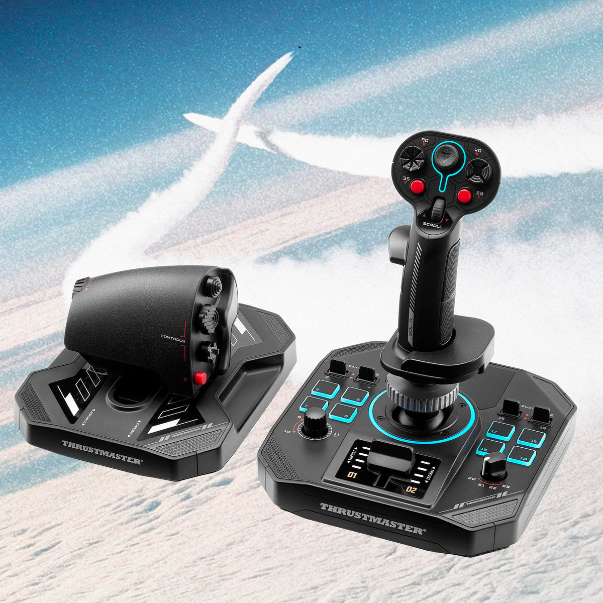 Thrustmaster Sol-R4 HOTAS Space Combat Flight Stick & Throttle - PC