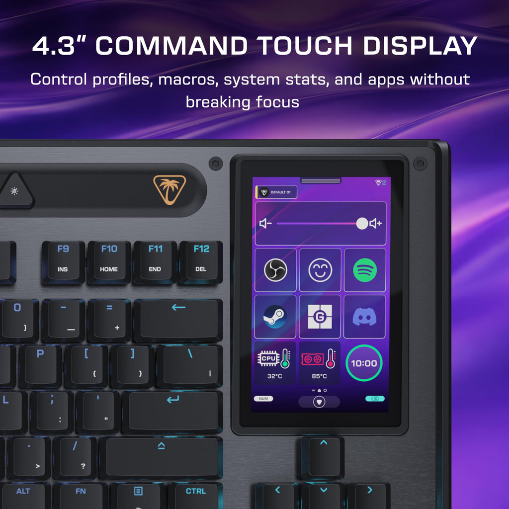 Turtle Beach Command Series KB7 TKL Wired Hall-Effect PC Gaming Keyboard