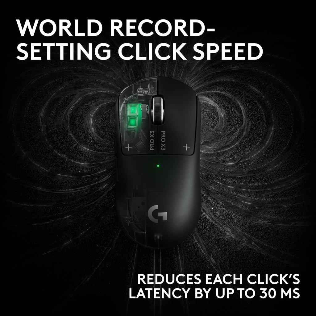 Logitech G PRO X3 SUPERSTRIKE Gaming Mouse - Black