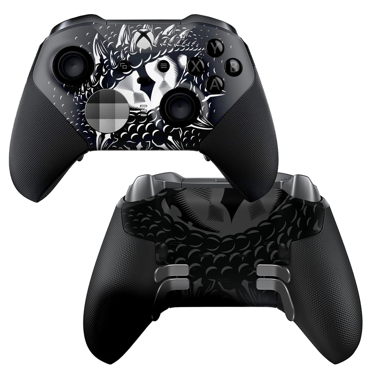 DreamController Cherry Blossom X-box Elite Controller Series 2 Limited Edition Custom Elite Series 2 Controller for X-box One/Series X/S. with Advanced Hydro-Dip Paint Technology (Not Just a Skin)
