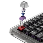 DrunkDeer A75 Master Rapid Trigger Keyboard, Esports Gaming Keyboard, Magnetic Switch, Adjustable Actuation - RT Plus - RT Match, 8K Hz, 0.01mm, 75% Design - ANSI, Silver - TTC POM Switch