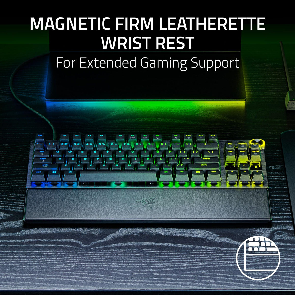 Razer Huntsman V3 Pro TKL 8KHz Esports Gaming Keyboard, Black