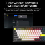 Corsair MAKR PRO 75 Magnetic Mechanical Gaming Keyboard – US QWERTY – Black