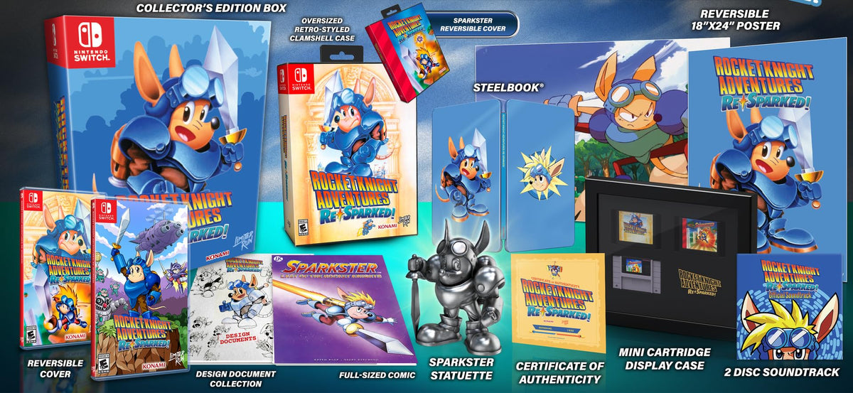 Rocket Knight Adventures: Re-Sparked Ultimate Edition (Limited Run Games #209) - for Nintendo Switch