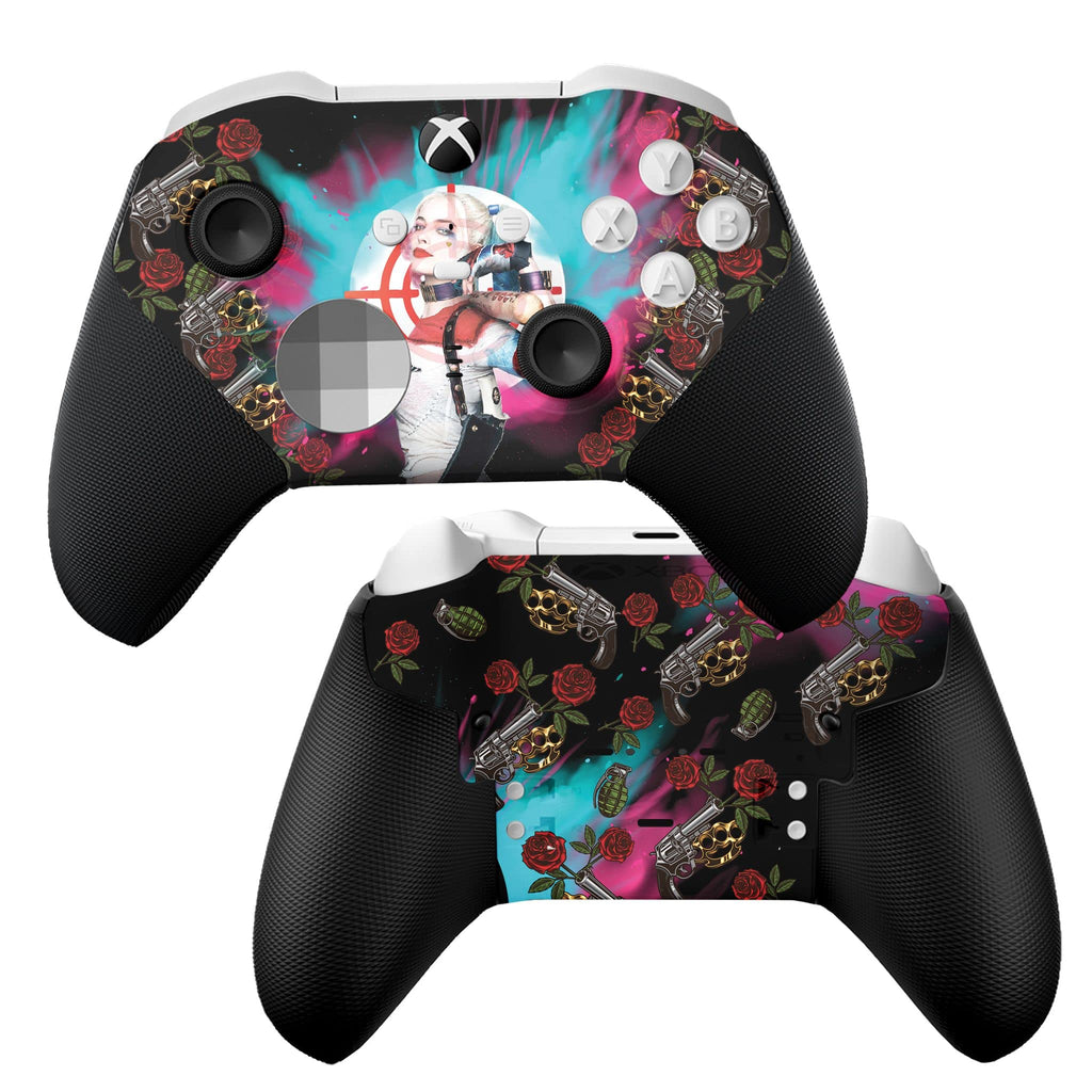 DreamController Cherry Blossom X-box Elite Controller Series 2 Limited Edition Custom Elite Series 2 Controller for X-box One/Series X/S. with Advanced Hydro-Dip Paint Technology (Not Just a Skin)
