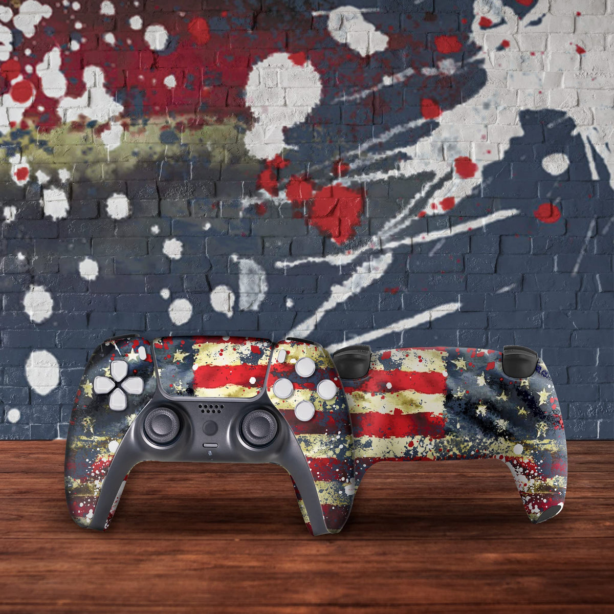 Tatterred Flag Custom PS-5 Controller Wireless for Play-Station 5 Console