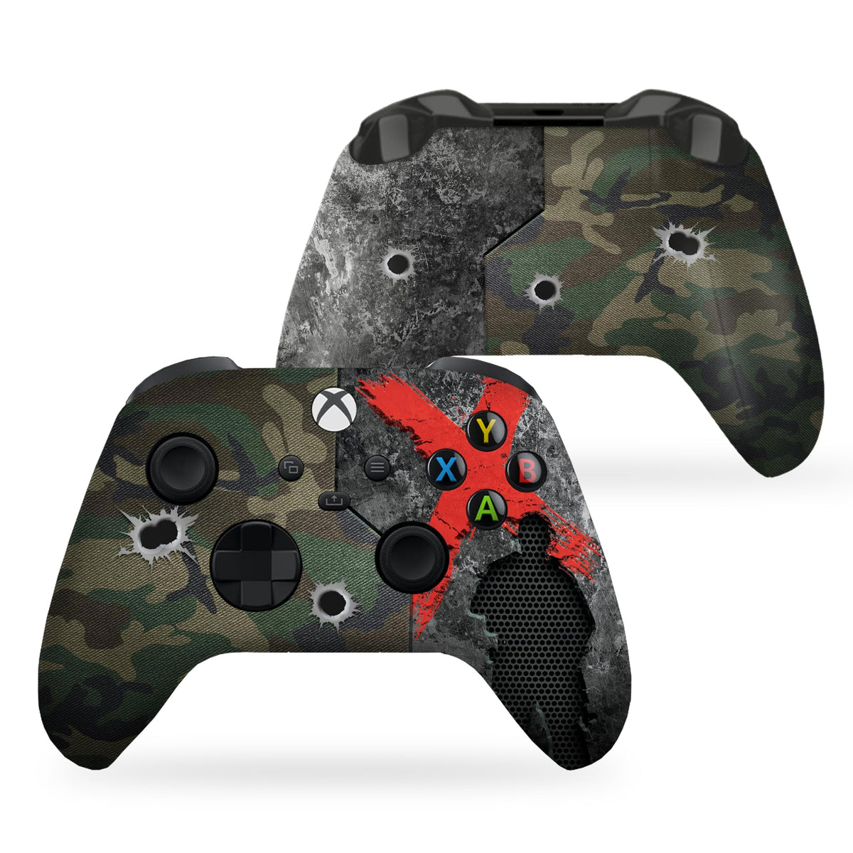 Morrtal Kommbat Retrro Kombattoon Custom X-box Controller Wireless
