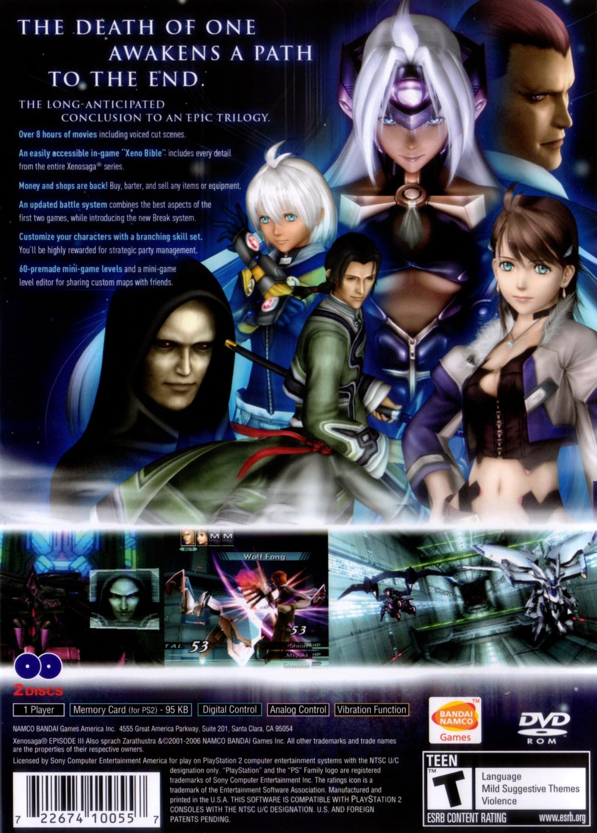 Xenosaga Episode III - PlayStation 2 (Renewed)